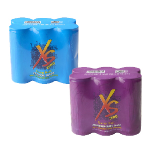 ซื้อเครื่องดื่ม XS แบบแพ็ค 6 กระป๋อง รสทรอปิคอล 1 แพ็คและรสแครนเบอรี่ 1 แพ็ค ซื้อเครื่องดื่ม XS แบบแพ็ค 6 กระป๋อง รสทรอปิคอล 1 แพ็คและรสแครนเบอรี่ 1 แพ็ค
